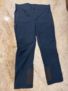 Vollebak 100 Year Pants V1 Blue Depths Slate Gray Technical Survival Cargo XL